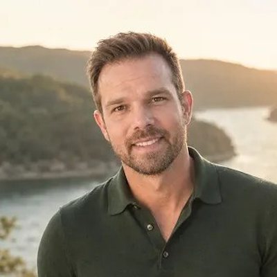 Josh Lange in a green polo